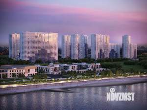 2-к квартира, строящийся дом, 55м2, 7/18 этаж