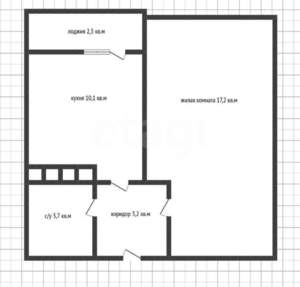 1-к квартира, вторичка, 35м2, 4/9 этаж