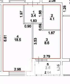 1-к квартира, вторичка, 35м2, 16/16 этаж