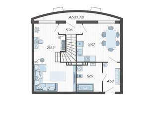 3-к квартира, вторичка, 105м2, 20/21 этаж