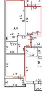 2-к квартира, вторичка, 61м2, 17/24 этаж