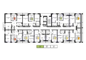 2-к квартира, вторичка, 56м2, 3/16 этаж