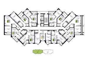 1-к квартира, вторичка, 46м2, 12/12 этаж