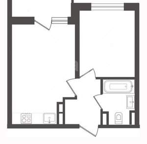 1-к квартира, вторичка, 35м2, 8/16 этаж