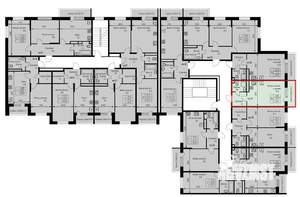 Студия квартира, строящийся дом, 28м2, 3/3 этаж