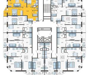 2-к квартира, вторичка, 67м2, 15/16 этаж