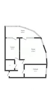 2-к квартира, вторичка, 58м2, 8/16 этаж