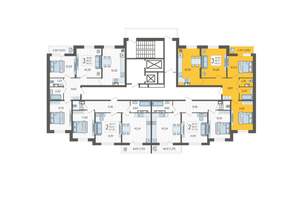 3-к квартира, вторичка, 68м2, 7/12 этаж