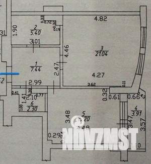1-к квартира, вторичка, 55м2, 11/15 этаж