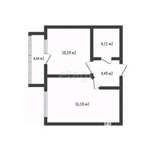 1-к квартира, вторичка, 35м2, 8/8 этаж