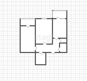 2-к квартира, вторичка, 57м2, 12/16 этаж