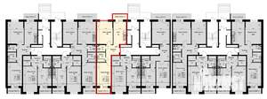 2-к квартира, строящийся дом, 59м2, 1/3 этаж
