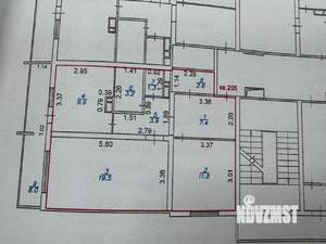 2-к квартира, вторичка, 60м2, 14/17 этаж