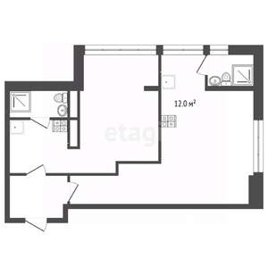 2-к квартира, вторичка, 48м2, 17/17 этаж