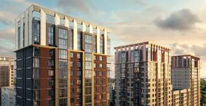 1-к квартира, строящийся дом, 43м2, 10/18 этаж