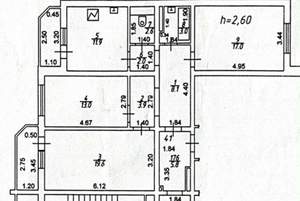 3-к квартира, вторичка, 81м2, 10/12 этаж