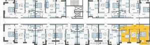 2-к квартира, вторичка, 52м2, 2/12 этаж