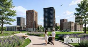 2-к квартира, строящийся дом, 69м2, 16/18 этаж