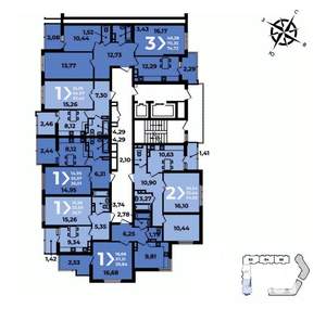 3-к квартира, вторичка, 75м2, 15/19 этаж