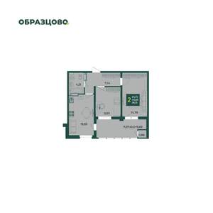 2-к квартира, вторичка, 56м2, 17/18 этаж