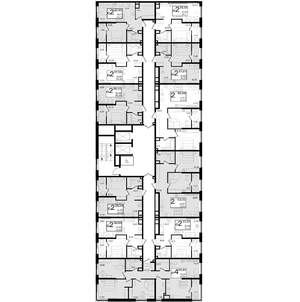 2-к квартира, вторичка, 43м2, 7/18 этаж
