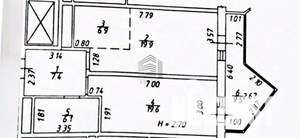 1-к квартира, вторичка, 65м2, 17/25 этаж