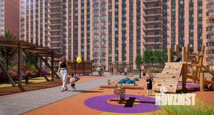 1-к квартира, строящийся дом, 52м2, 13/19 этаж