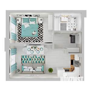 1-к квартира, вторичка, 38м2, 5/9 этаж