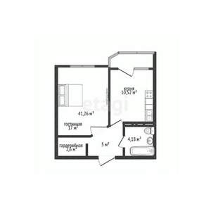 1-к квартира, вторичка, 39м2, 11/22 этаж