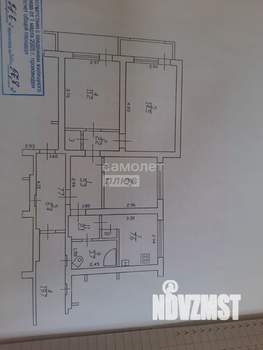 3-к квартира, вторичка, 59м2, 10/12 этаж