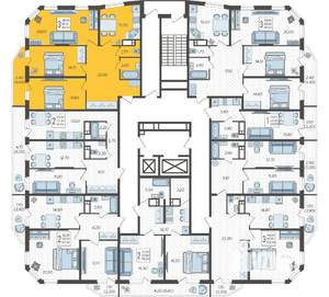 3-к квартира, строящийся дом, 90м2, 12/16 этаж