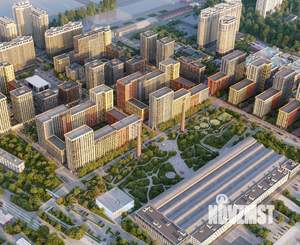 2-к квартира, строящийся дом, 61м2, 12/18 этаж