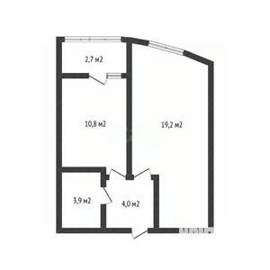 1-к квартира, вторичка, 38м2, 6/25 этаж