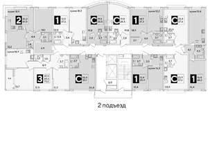 Студия квартира, вторичка, 30м2, 3/16 этаж