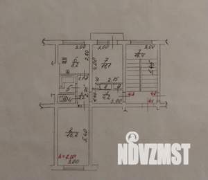 2-к квартира, вторичка, 48м2, 4/5 этаж