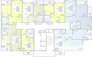 1-к квартира, строящийся дом, 26м2, 11/18 этаж