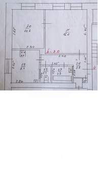 2-к квартира, вторичка, 44м2, 1/2 этаж