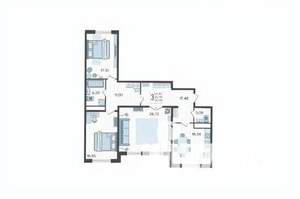 3-к квартира, вторичка, 118м2, 3/22 этаж
