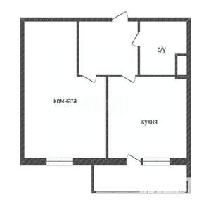 1-к квартира, вторичка, 33м2, 17/17 этаж