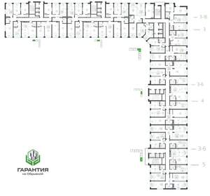 3-к квартира, вторичка, 75м2, 6/24 этаж