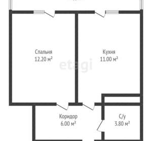 1-к квартира, вторичка, 33м2, 9/24 этаж
