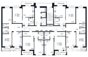 1-к квартира, вторичка, 55м2, 3/12 этаж