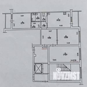 3-к квартира, вторичка, 75м2, 5/10 этаж