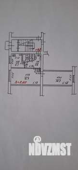 2-к квартира, вторичка, 45м2, 1/5 этаж