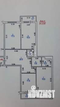 3-к квартира, вторичка, 100м2, 2/10 этаж