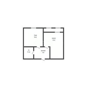 1-к квартира, вторичка, 34м2, 4/8 этаж