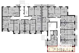 1-к квартира, строящийся дом, 42м2, 1/3 этаж