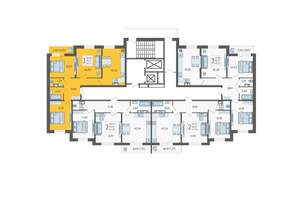 3-к квартира, вторичка, 68м2, 6/12 этаж