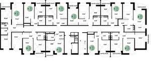2-к квартира, строящийся дом, 42м2, 4/9 этаж