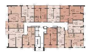 1-к квартира, вторичка, 41м2, 6/18 этаж